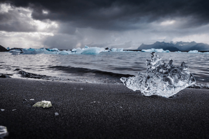 Jökulsárlón limnothalassa diamantia