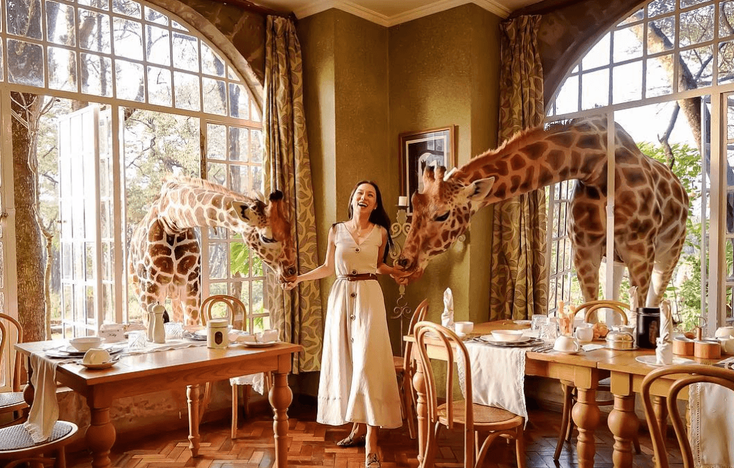 Giraffe Manor hotel kenya